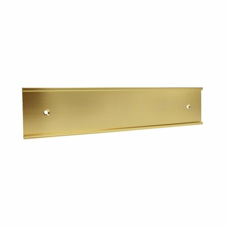 SIMPLY FRAMES 2 in. H x 8 in. L Wall Plate Holder, Yellow Gold SW-82YG